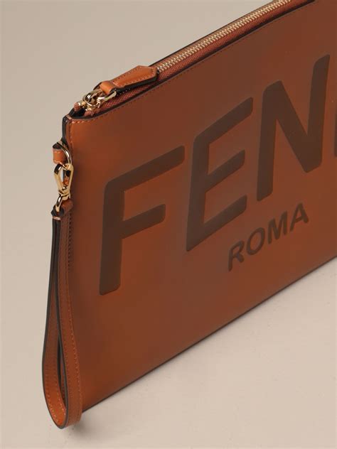 pochette homme fendi|pochette fendi femme.